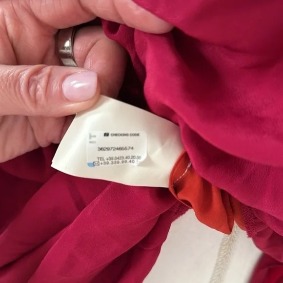 GF FERRE silk dress sz 40 Italian, US 4/S NWT - Picture 8 of 16